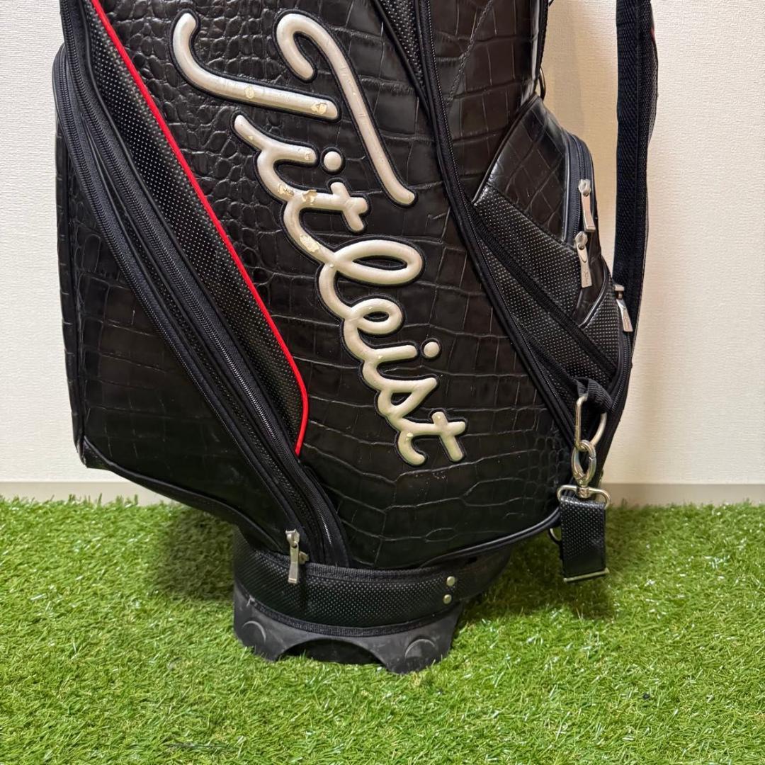 Titleist タイトリスト 限定品 キャディバッグ ゴルフバッグ 革製