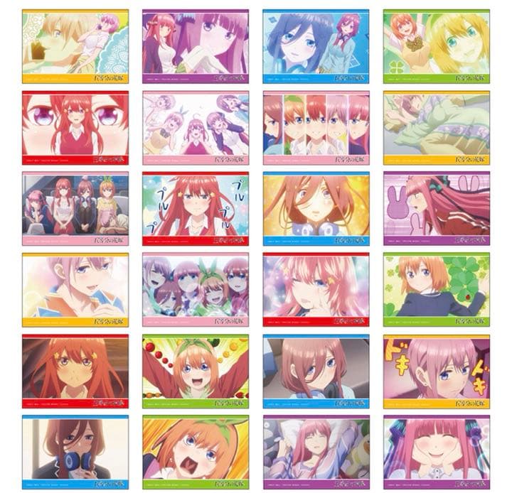 五等分の花嫁 池袋マルイ限定コラボショップ ブロマイド 24種コンプセット