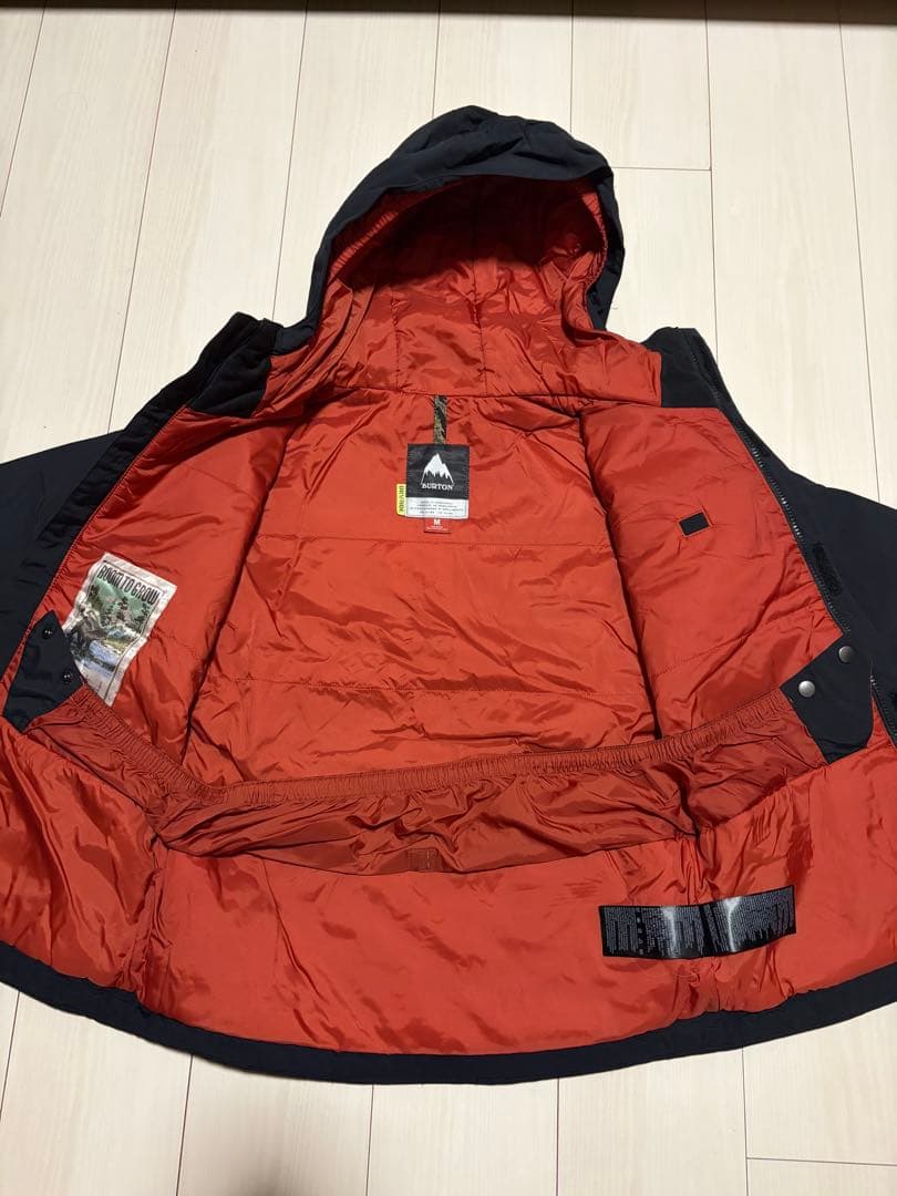 BURTON キッズ ジュニア スノーボードウェア 上下　サイズM 黒/紺