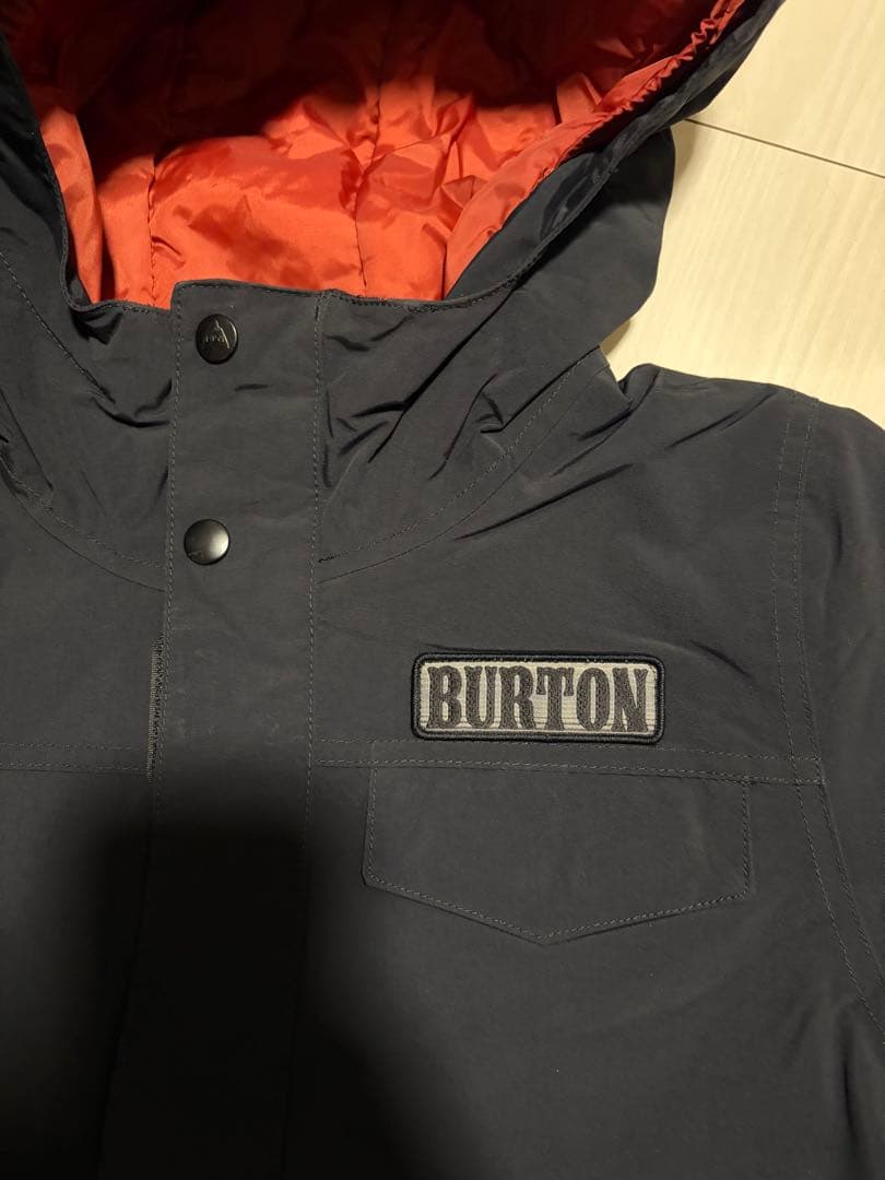 BURTON キッズ ジュニア スノーボードウェア 上下　サイズM 黒/紺