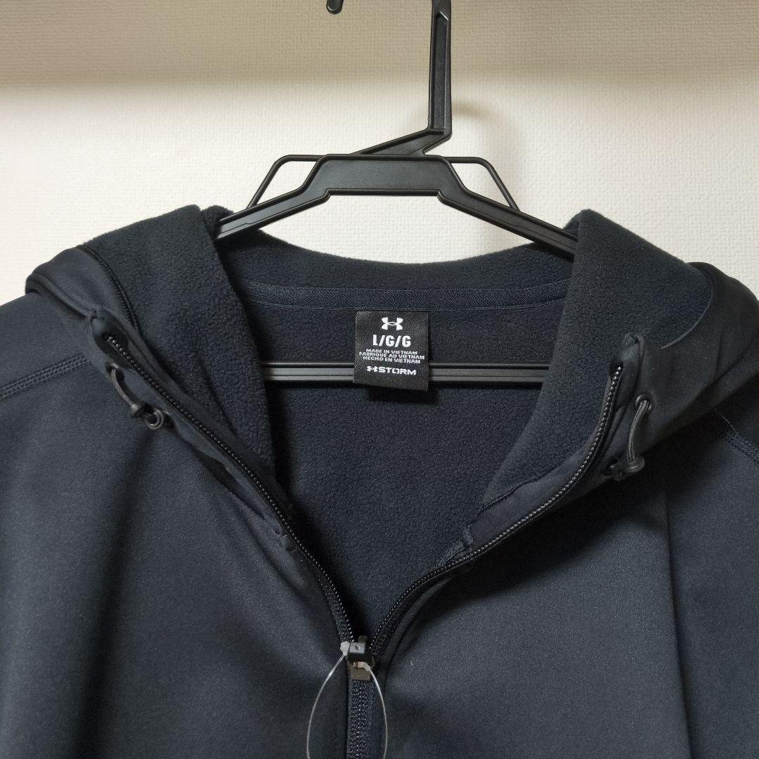 黒 フード付きジャージ上下セット