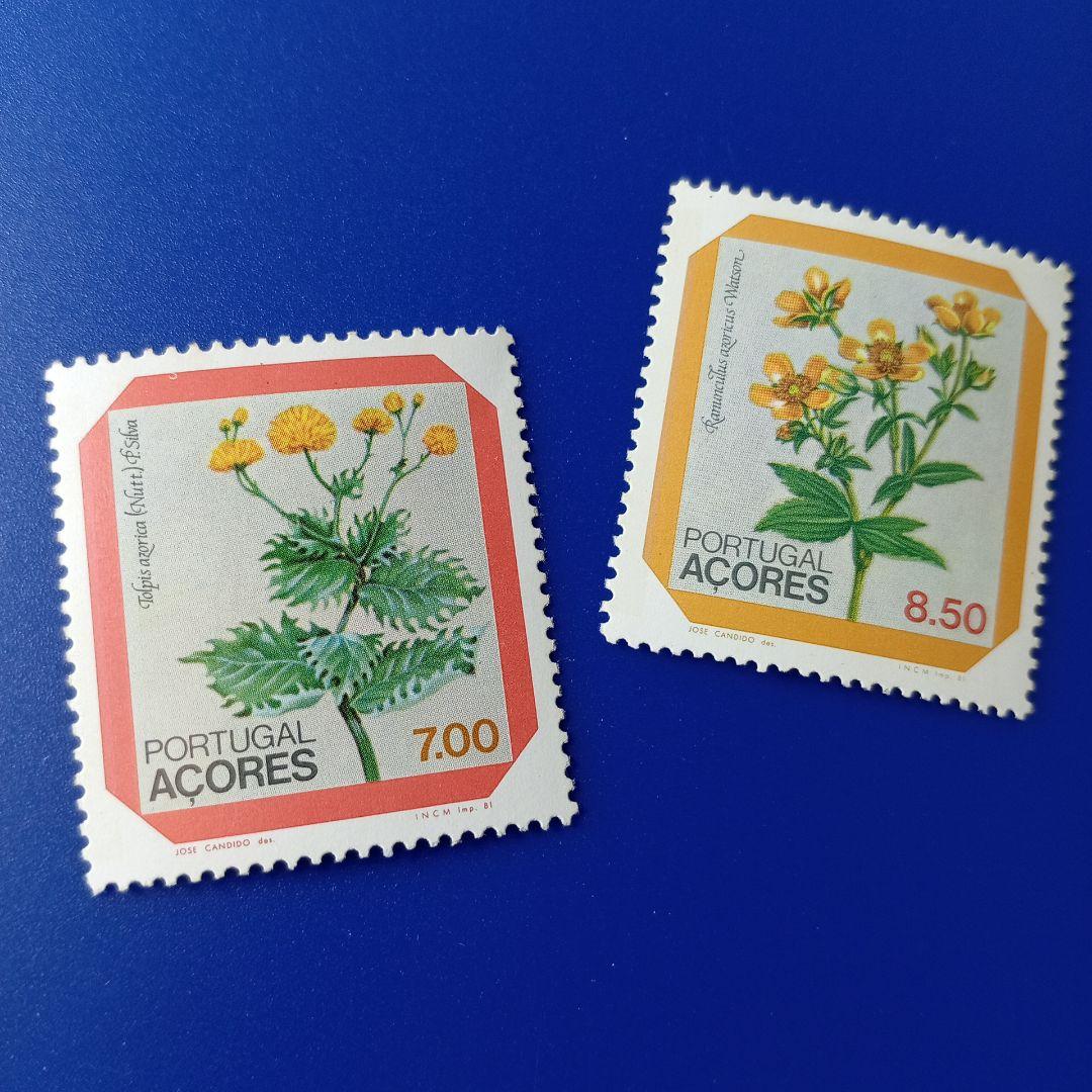 3348 外国切手 ドイツ 1991年 花 シリーズ 5種完