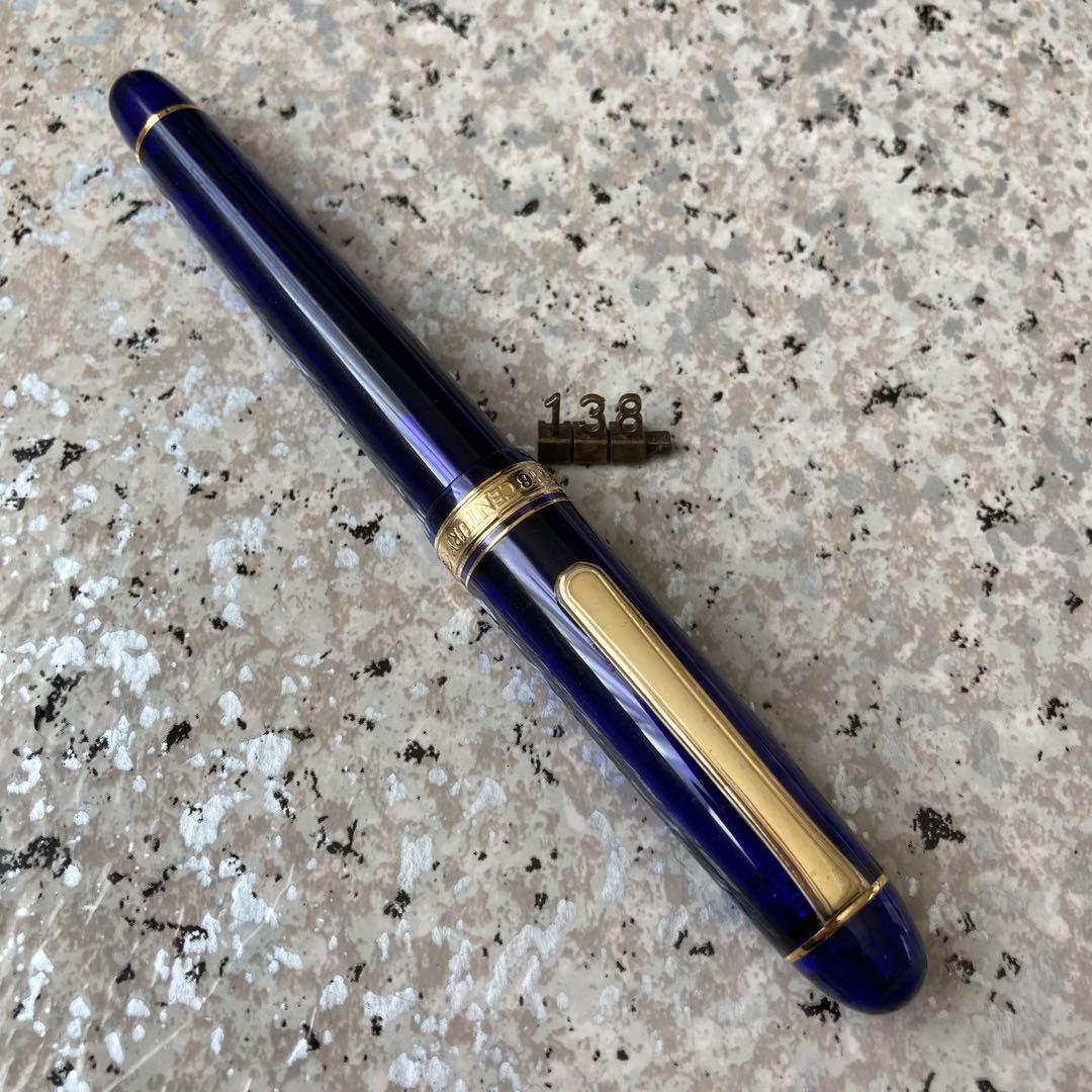 #138 オーバーホール済み 万年筆 PLATINUMプラチナ 3776 14k