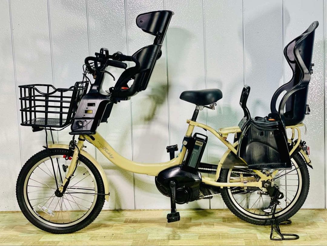 2873ヤマハ8.7アンペア3人乗り対応20インチ子供乗せ　電動アシスト自転車