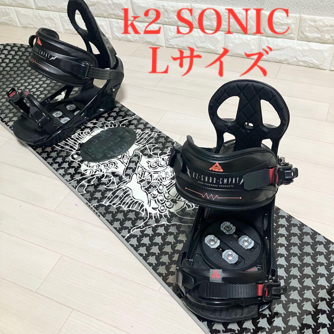k2ケーツー城本敏由樹コラボスノーボードセット158cm/k2 SONICバイン