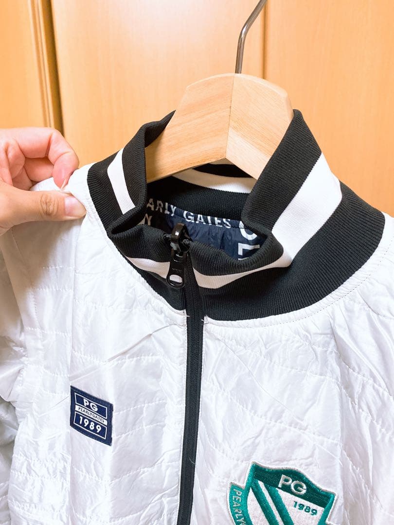 新品♡ パーリーゲイツ リバーシブル ベスト 4way 中綿 ダウン 総柄