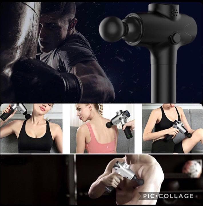 プロが施術で使用するマッサージガンをご自宅で♪❤最新式で効率的な筋膜リリース