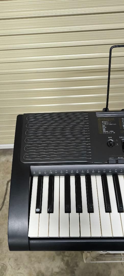 CASIO　LK-113　光ナビゲーションシステム　電子キーボード　椅子　各台付