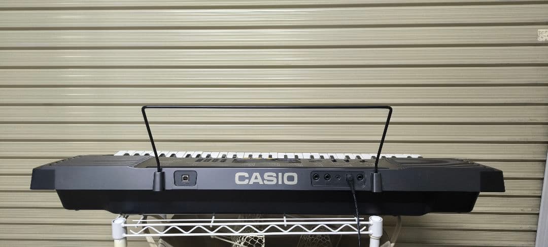 CASIO　LK-113　光ナビゲーションシステム　電子キーボード　椅子　各台付