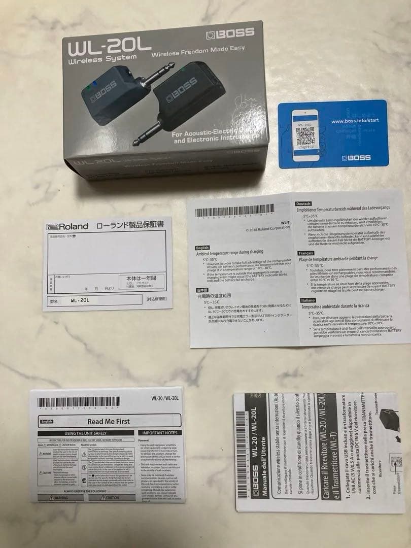 BOSS WL-20L Wireless System ワイヤレスシステム