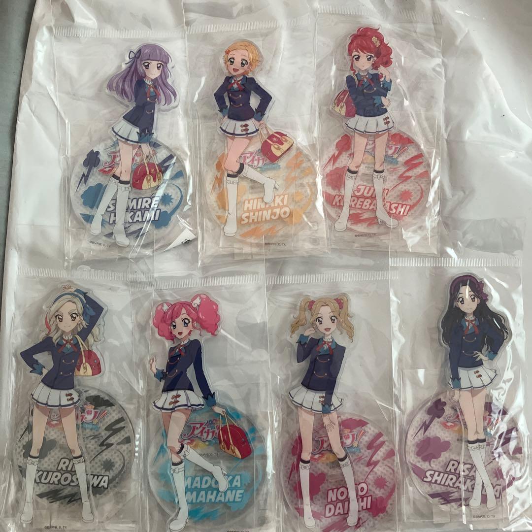新品アイカツ！5thアニバーサリーフェア　アクリルスタンド7種