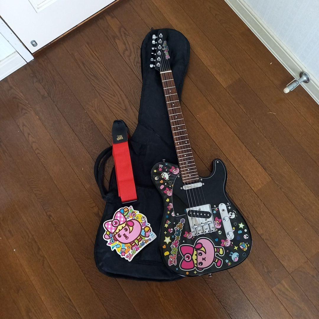 希少美品『子供用』豆しぱみゅぱみゅ　ミニテレキャスター