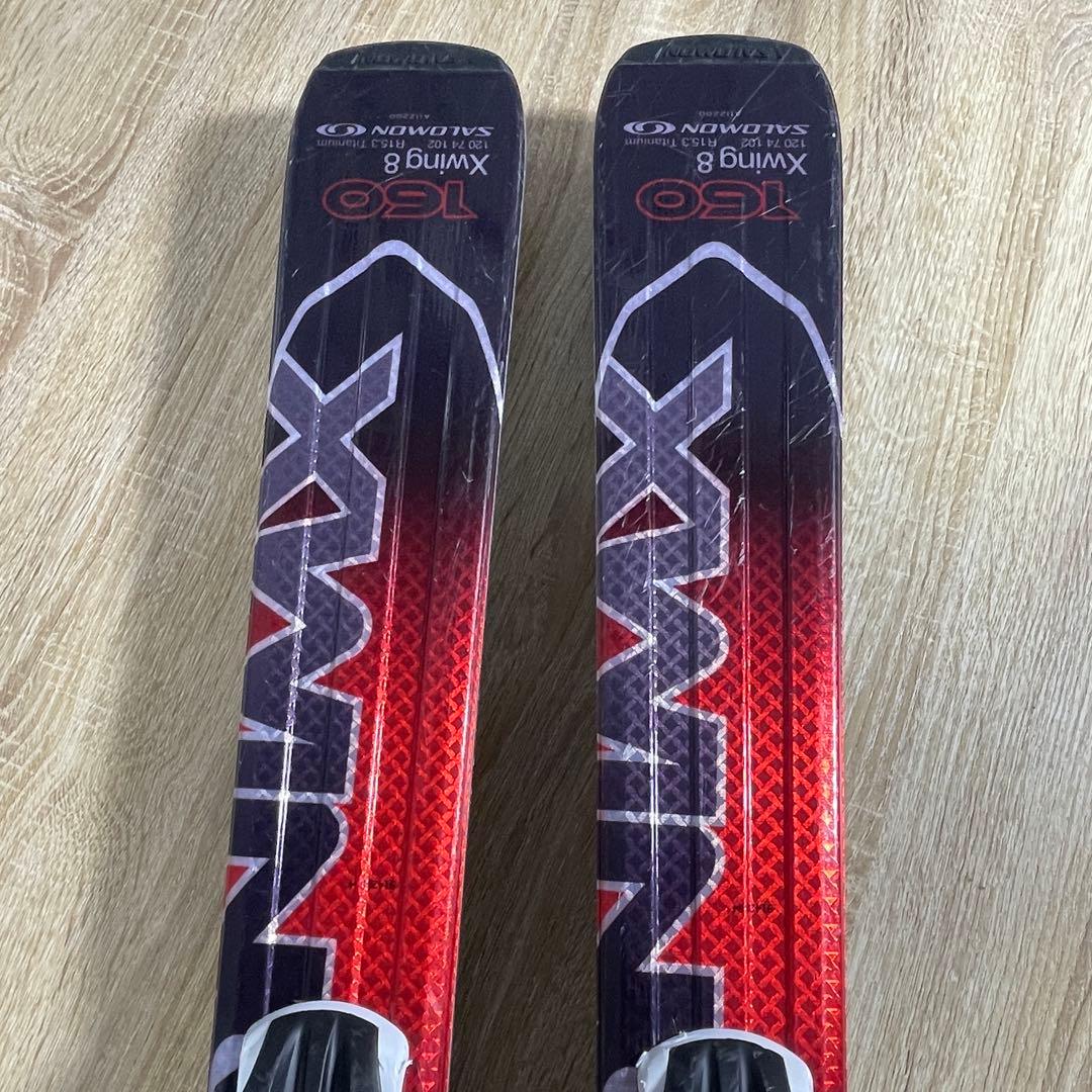 SALOMON160cm 25/25.5cmストック115cm スキーフルセット