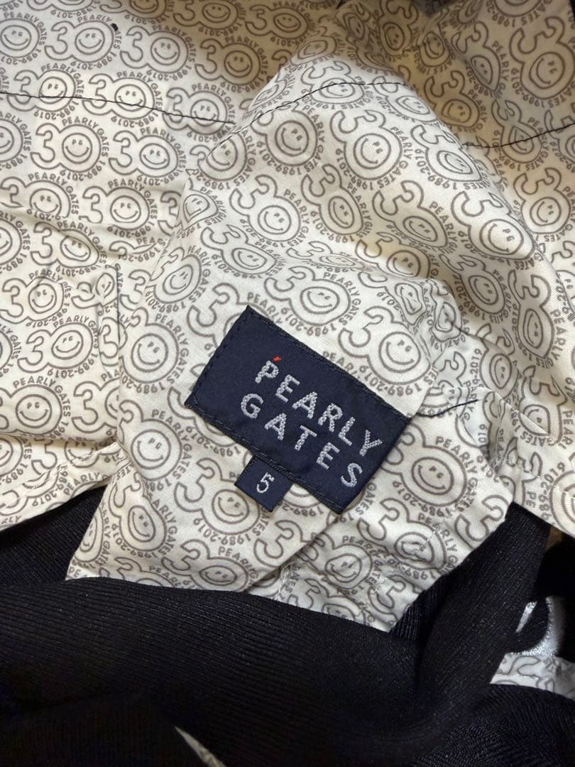 PEARLY GATES ブラック ゴルフパンツ