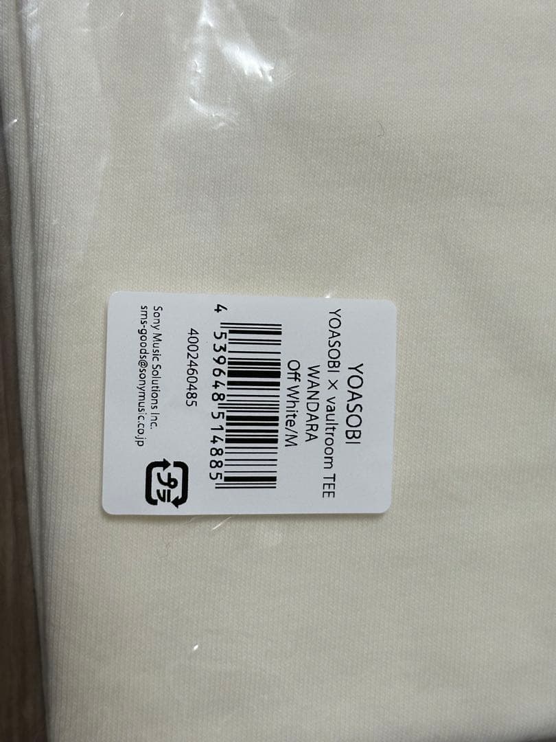 YOASOBI ワンダラ vaultroom Tシャツ Mサイズ オフホワイト