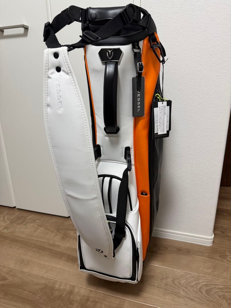 VESSEL PLAYER 4.0 ベゼル キャデイバッグ/ブラック/オレンジ