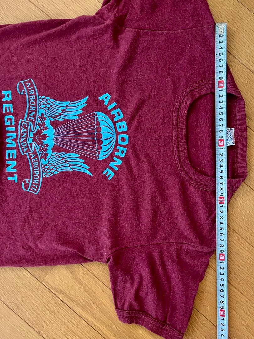 80's MADE IN  陸軍特殊部隊 空挺Tee 裾シングル