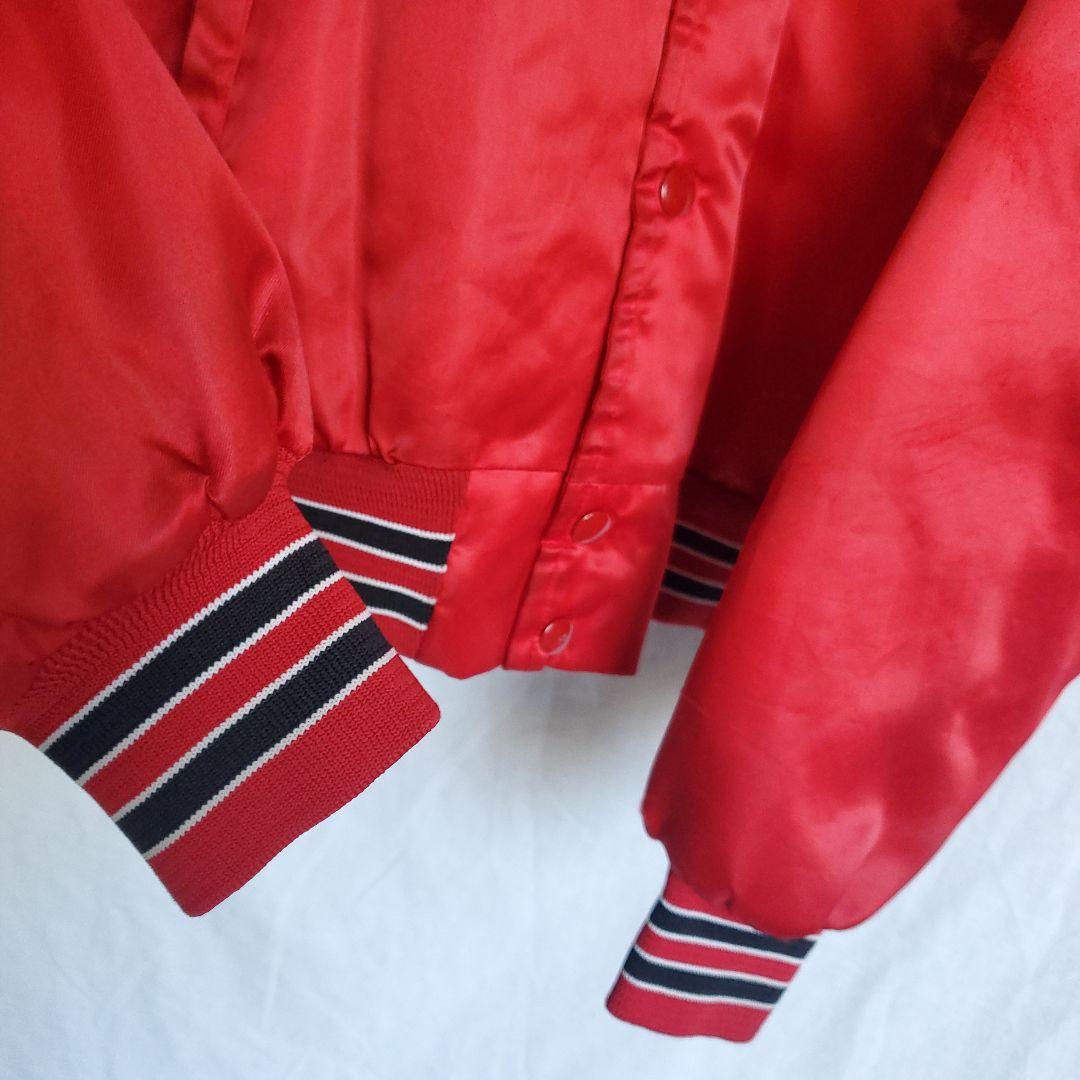 ブルズ BULLS スタジアムジャンパー ジャケット 牛 スタジャン 赤
