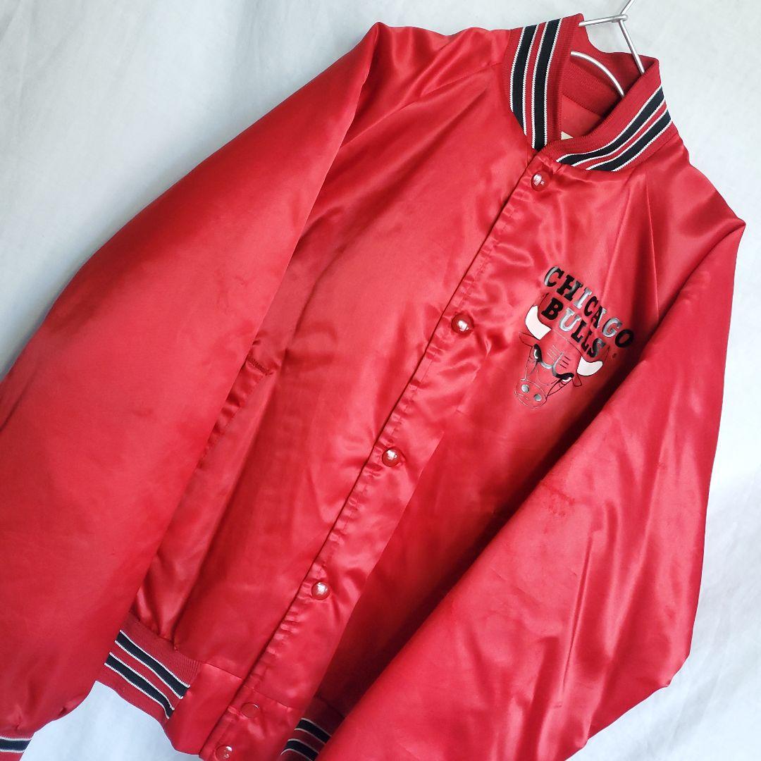 ブルズ BULLS スタジアムジャンパー ジャケット 牛 スタジャン 赤