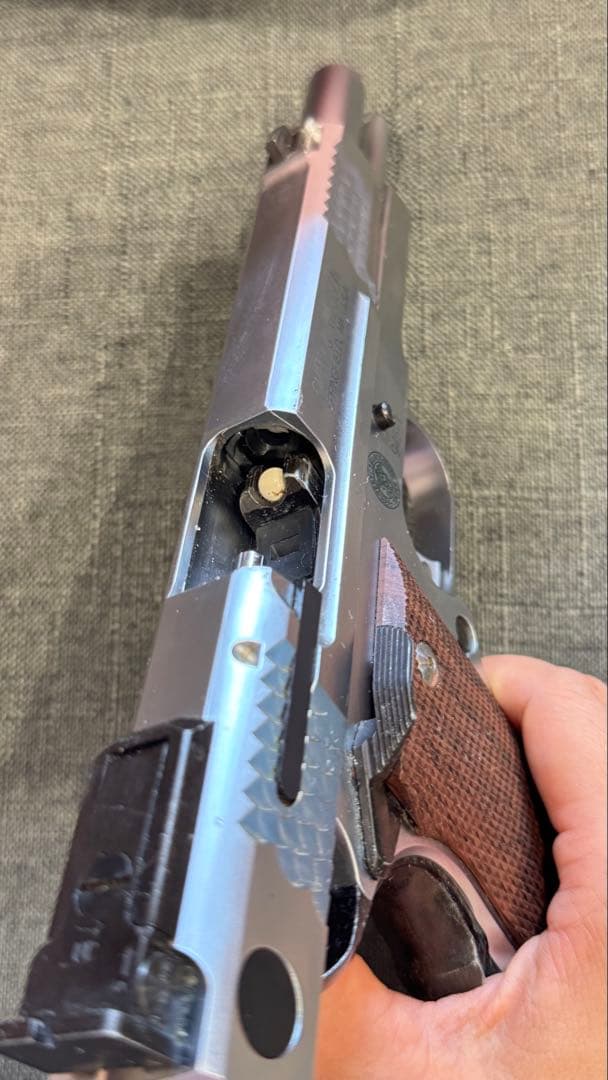 美品 KSC S&W M945 ステンレスシルバーモデル JASG安全基準適合