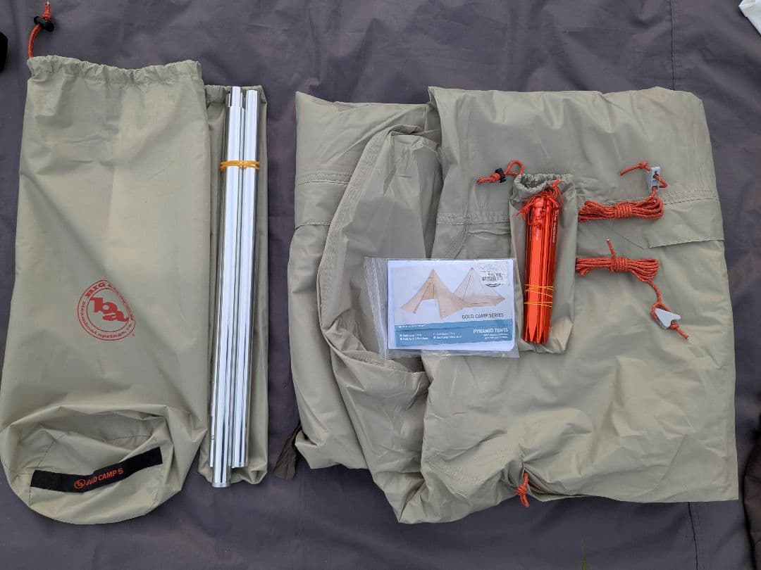 【未使用】BIG AGNES（ビッグアグネス）Gold Camp 5 Tarp