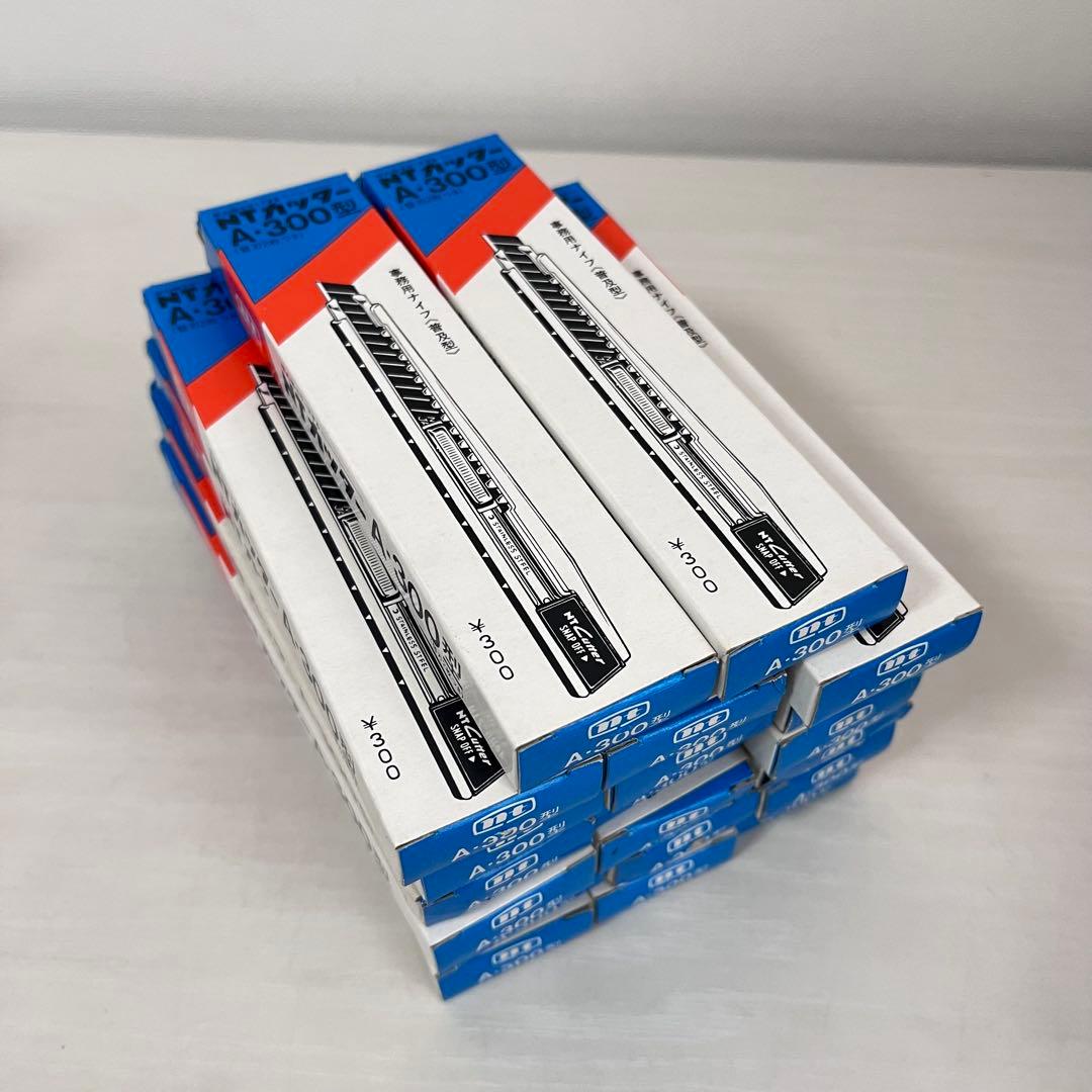 南 希少 NTカッター A300型 20本セット 昭和レトロ 黒刃