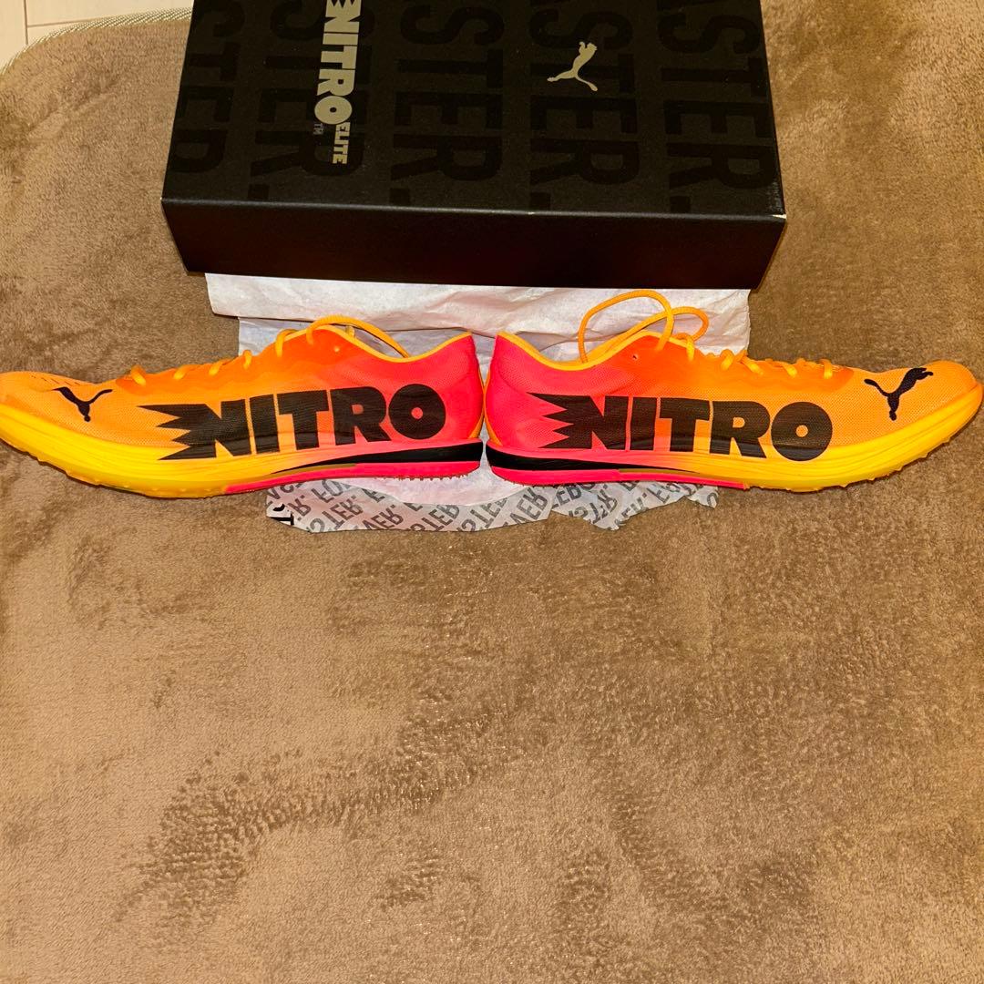 【超美品】プーマ エヴォスピード ロングディスタンス ニトロ エリート