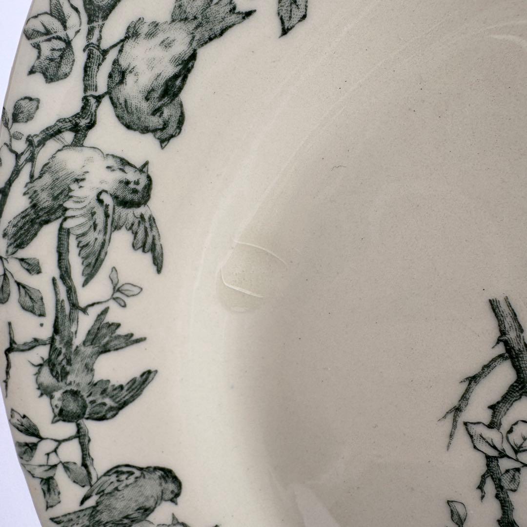 美品　フランスアンティーク　Gien AVIARY ディナープレート