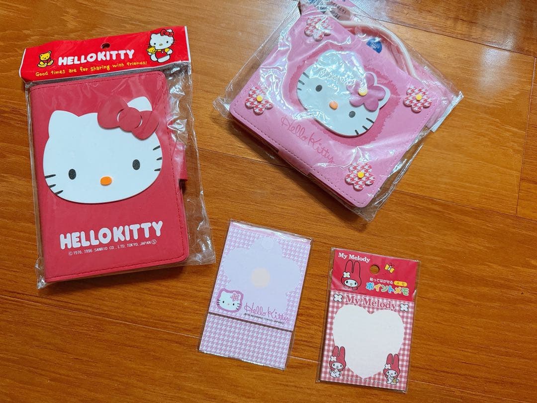 ハローキティ メモ帳 カオハナ 平成レトロ