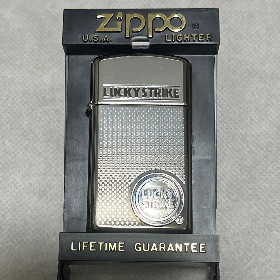 55555→12/31まで‼️ 【希少‼️】zippo スリム　ラッキーストライク