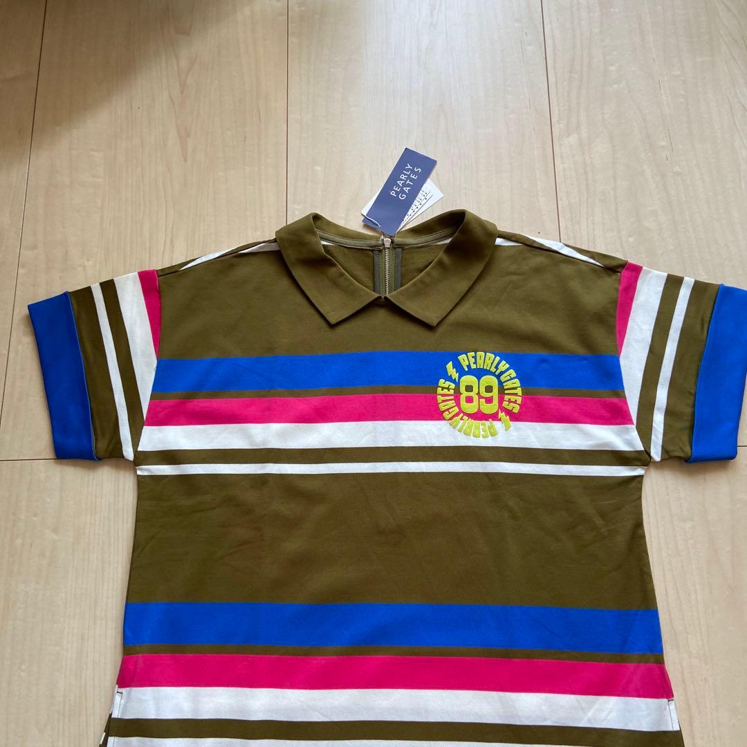 未使用品パーリーゲイツ PEARLY GATES ボーダーワンピース