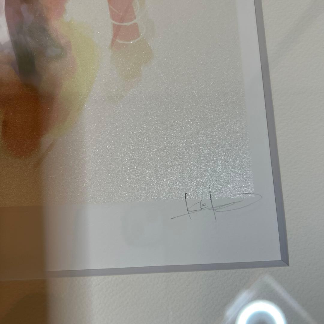 版画 花園 アールビバン　初音ミク絵師　KEI 直筆サイン