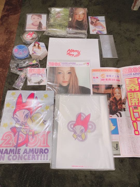 全部未開封♡安室奈美恵2001Break the rulesオリジナルグッズ