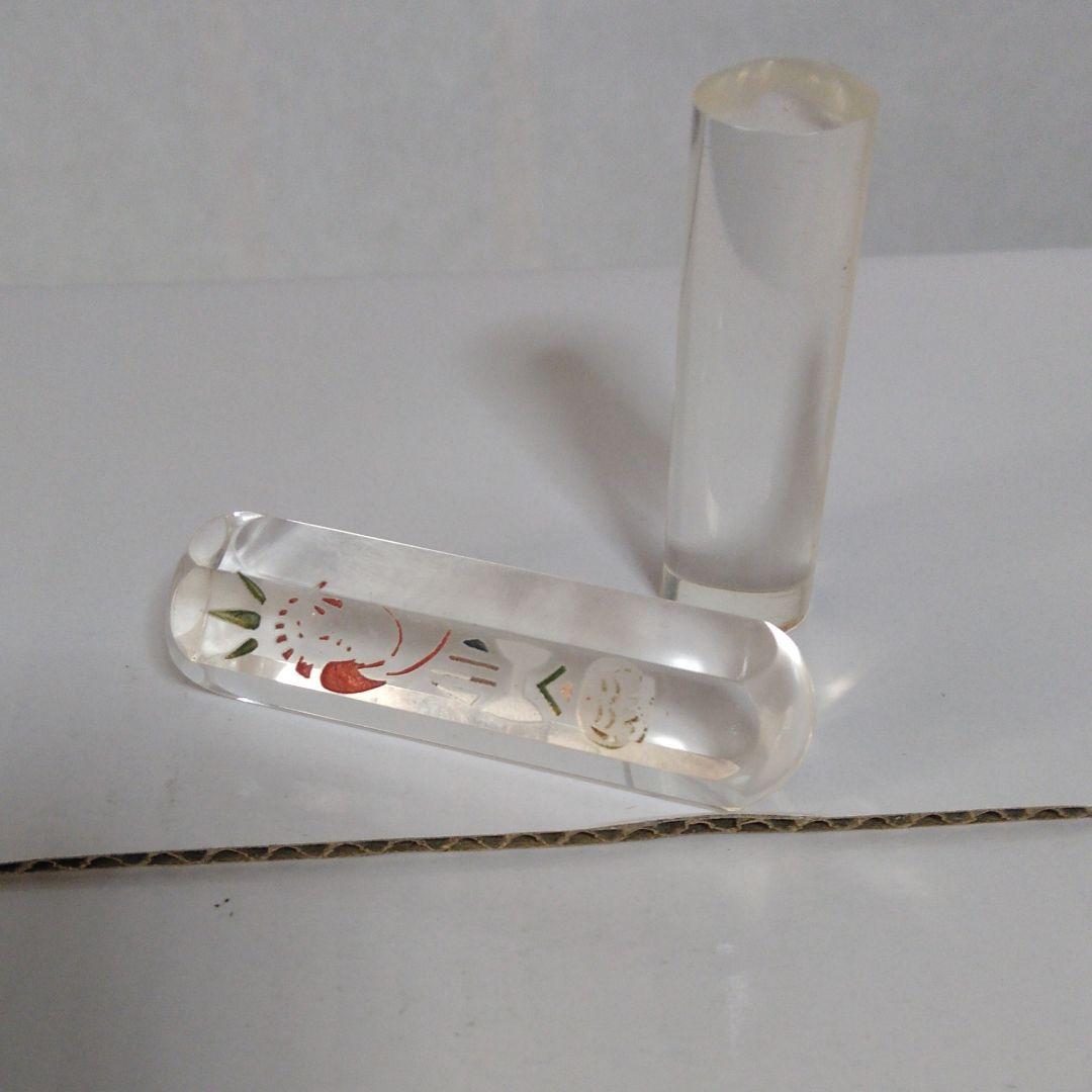 水晶の印鑑用の印石。高級天然石です。