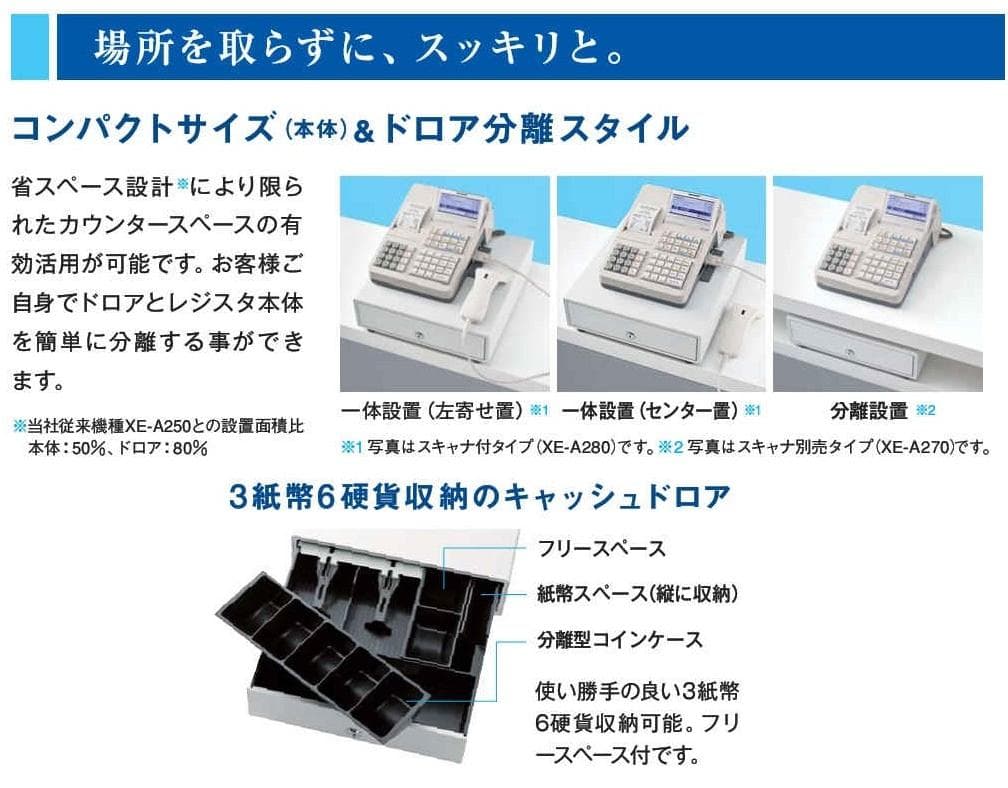設定無料 SHARP XE-A280 レジスター 12部門 250716