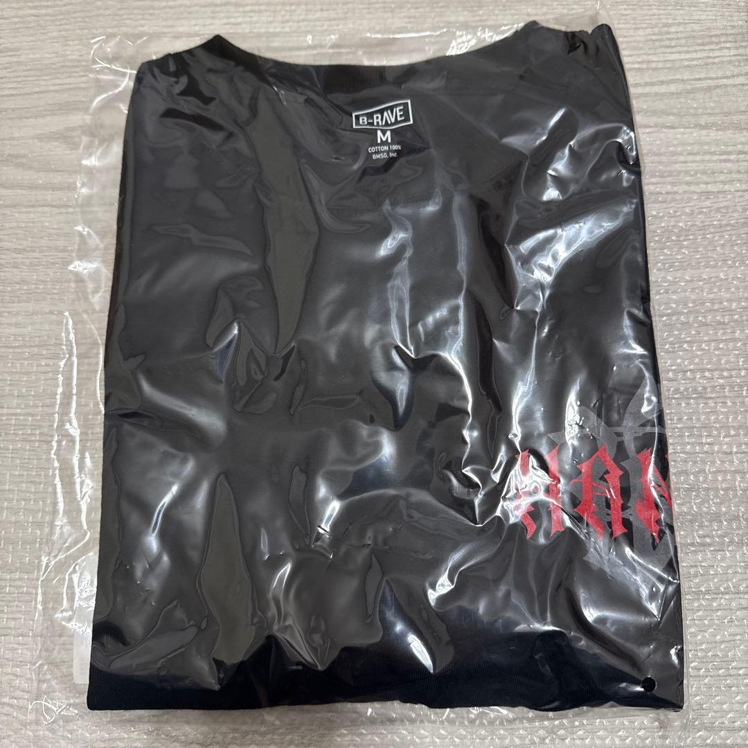 HANA 新品未開封 ロゴ Tシャツ Mサイズ 公式 B-RAVE 黒 ブラック