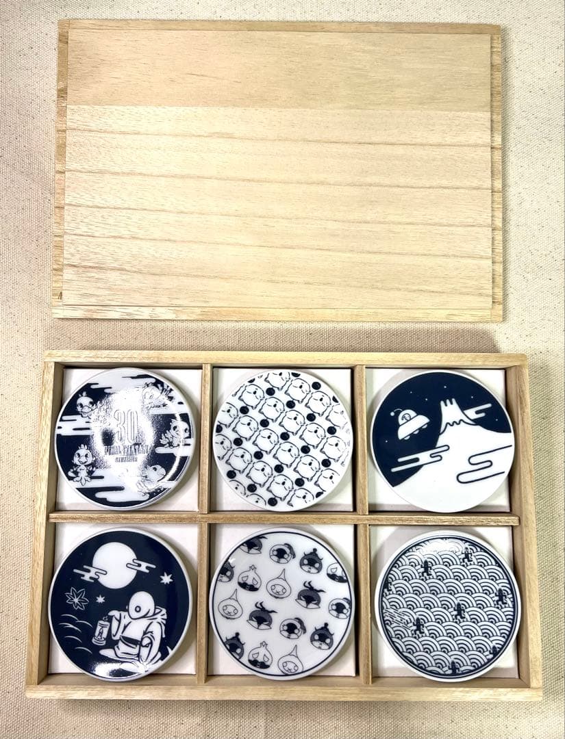 ファイナルファンタジー 30周年記念 豆皿セット　別れの物語展　ff 30th