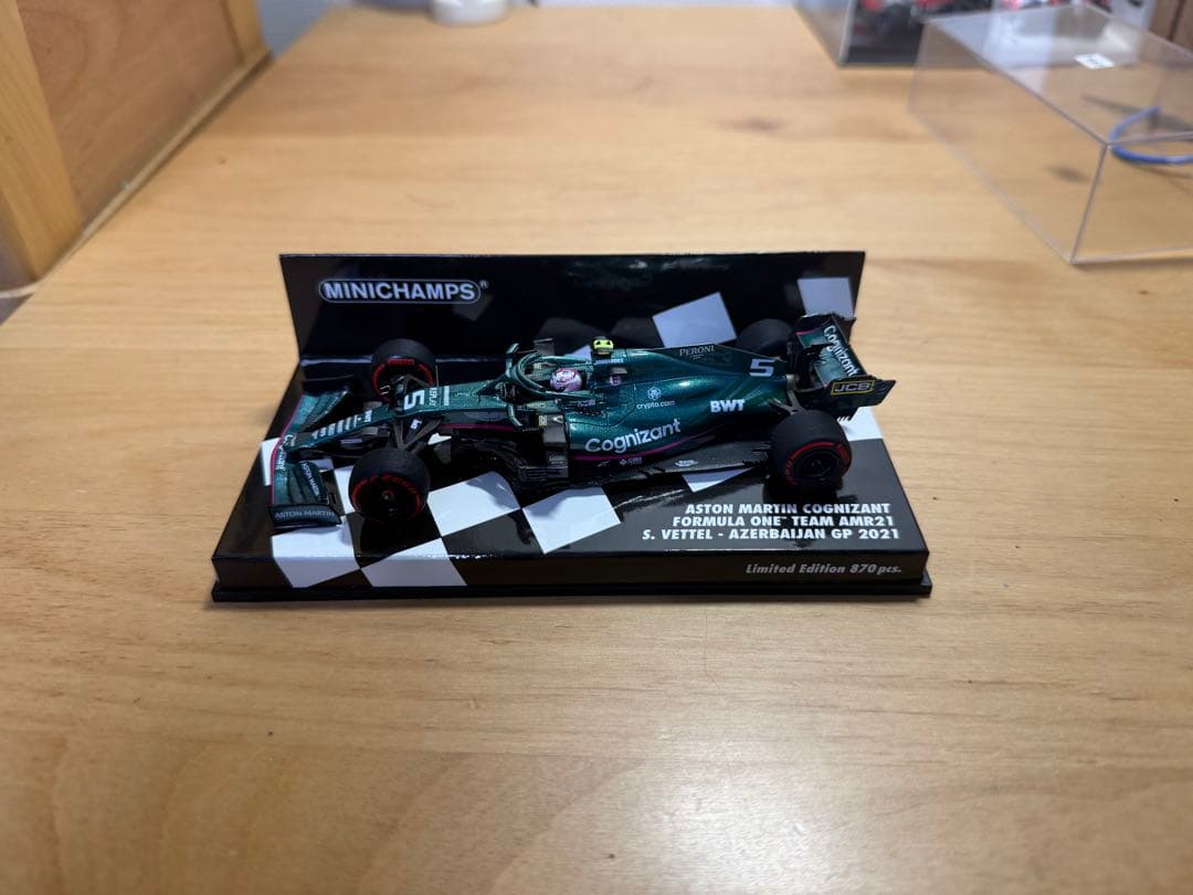 ミニチャンプス 1/43 AMR21 セバスチャン ベッテル アゼルバイジャン