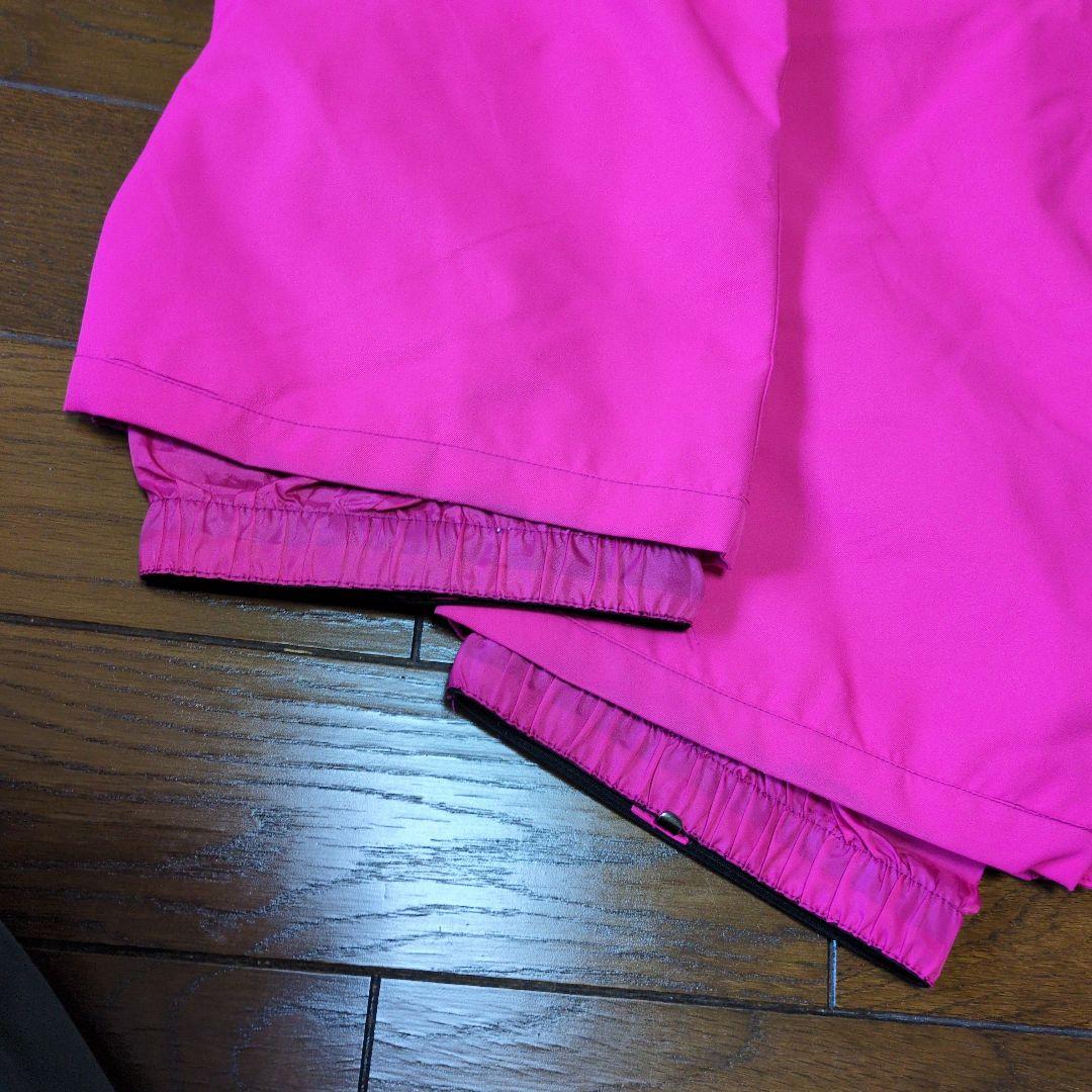 【美品】ROXY　スノボウェア　上下セット　Ｓ　総柄　　 ジオメトリック　ピンク