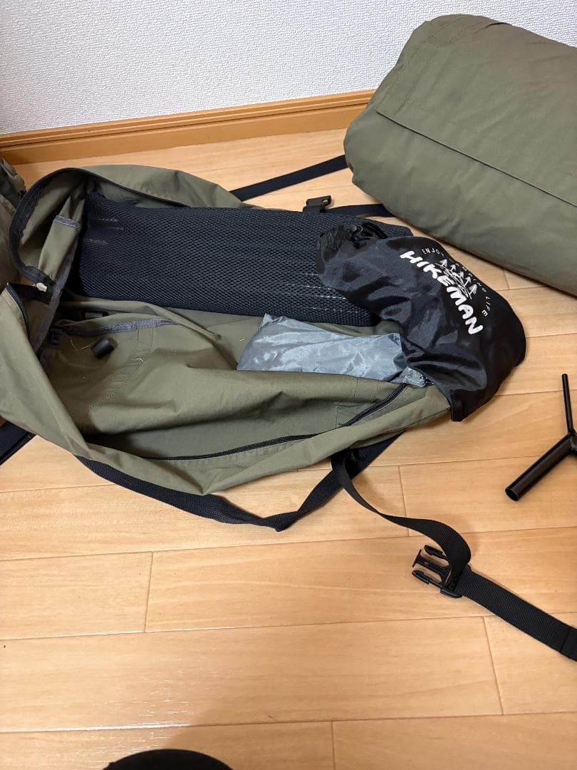 FUTURE FOX FOX-BASE パップテント 軍幕 カーキ フルセット