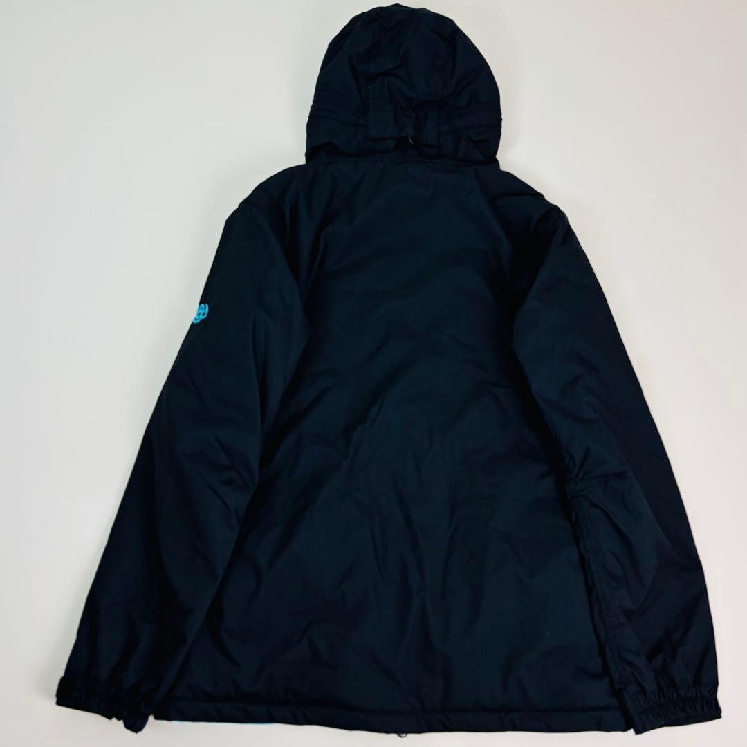 2470【極美品】686 スノボウェア 上下セット ジャケット パンツ 紫黒白青