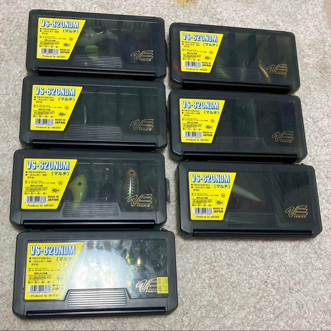 バス釣り引退セット　タックルボックス　ハードルアー・ソフトルアー・ベイトリール等