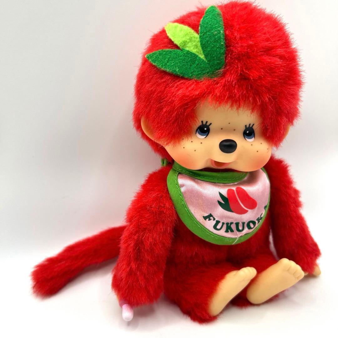 ご当地モンチッチ　明太子　福岡限定　セキグチ　ぬいぐるみ　さる　猿　赤　廃盤
