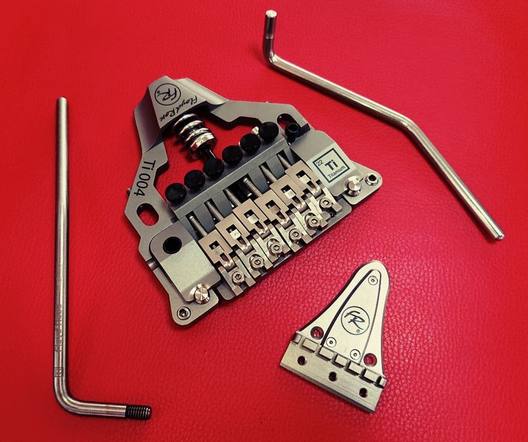 Ti004 フロイドローズFLOYD ROSE FRX トレモロTITANIUM