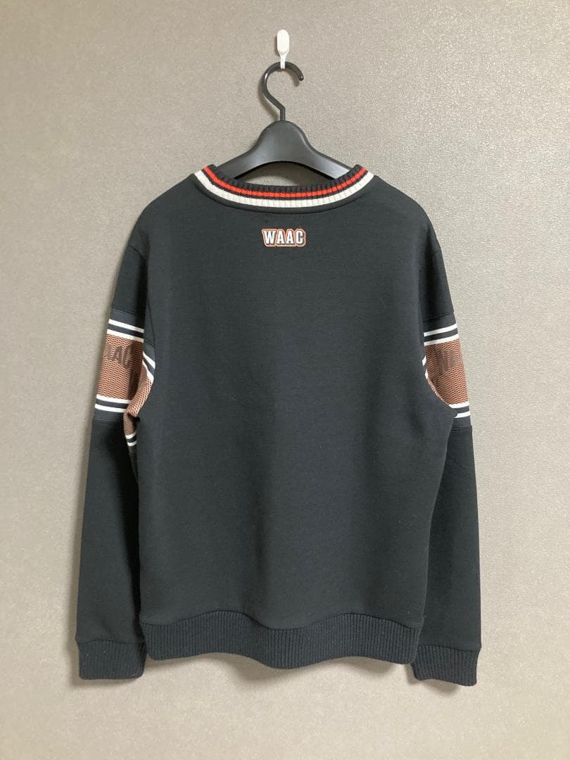 新品 WAAC ロゴ ライン スウェット WMTBW22704