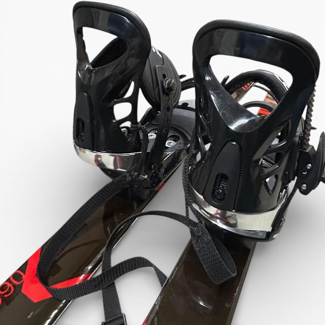 JOY RIDE ショートスキー 99cm スノボーブーツ対応 ビインディングS