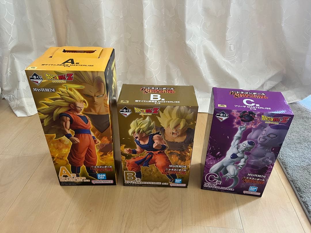 一番くじ　ドラゴンボール　Ａ．Ｂ．Ｃ賞フィギュアセット