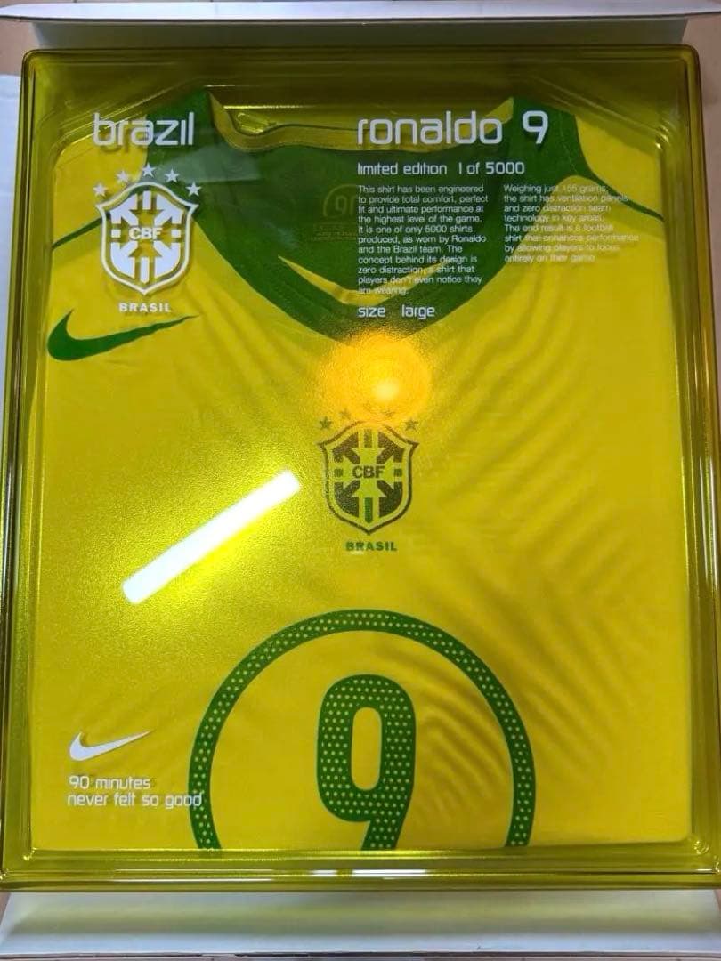 未使用 NIKE ブラジル代表 ロナウド 限定5000枚 ユニフォーム Lサイズ