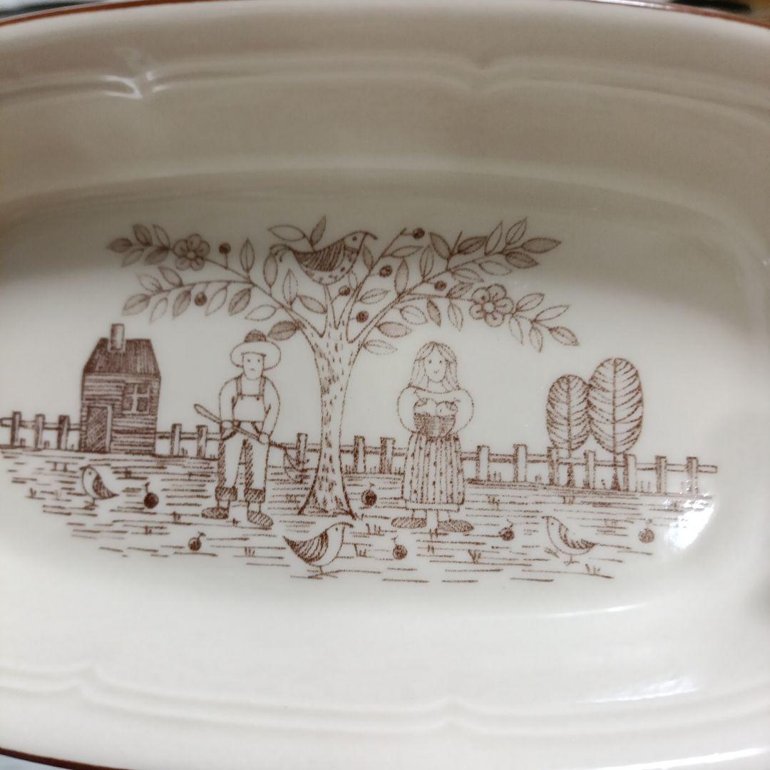 イロコイ社製ビンテージ　骨董品　［ステージコーチ•アット•ジ•イン］のプラッター