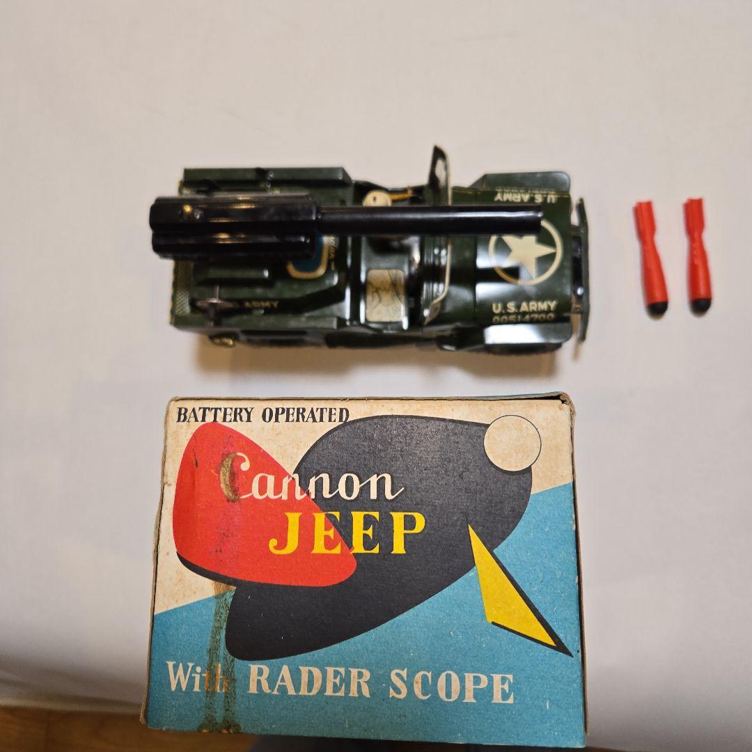 U.S. ARMY ミリタリージープ ミサイル付き(箱付き、日本製:ALPS社)